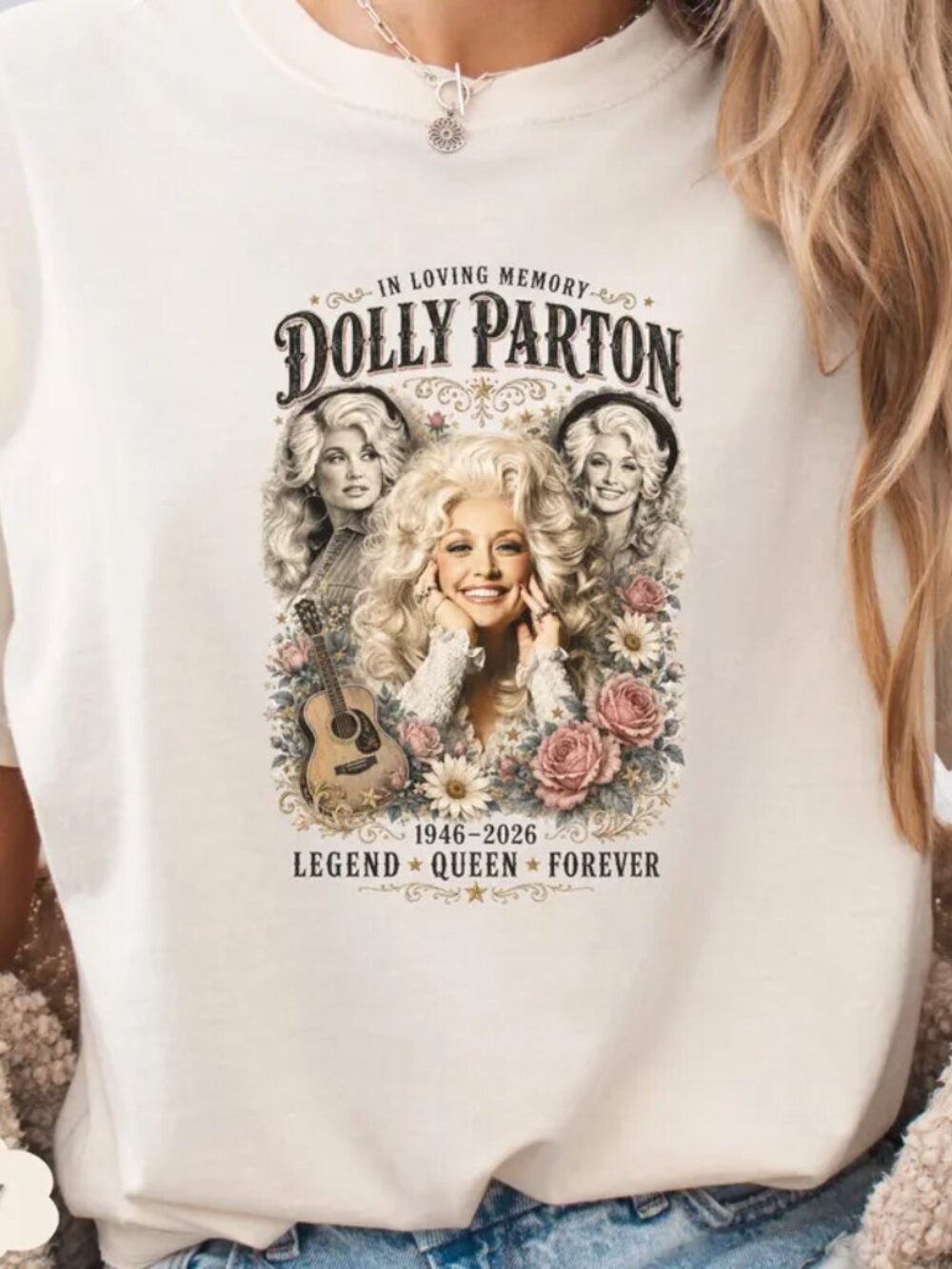 Dolly Parton Memorial Shirt, In Loving Memory Country Music Tribute Tee